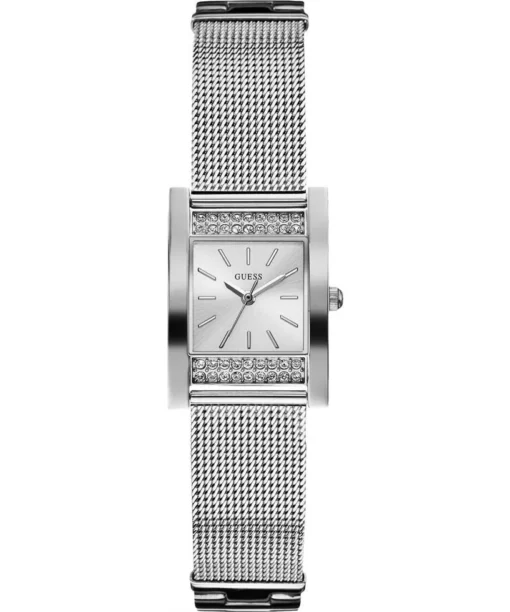 Guess Vanity Shine Silver Tone Watch 23mm