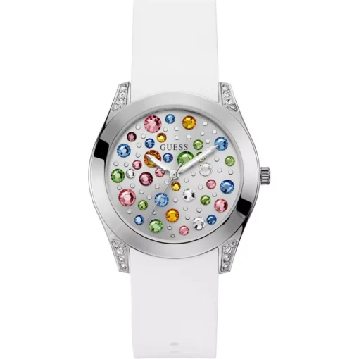 Guess Fantasia White Tone Watch 39mm