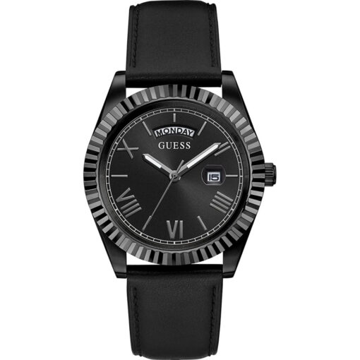 guess black leather analog watch 42mmbjLgz 960 960.jpg?ver=1