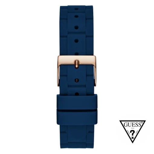 guess cosmic blue tone watch