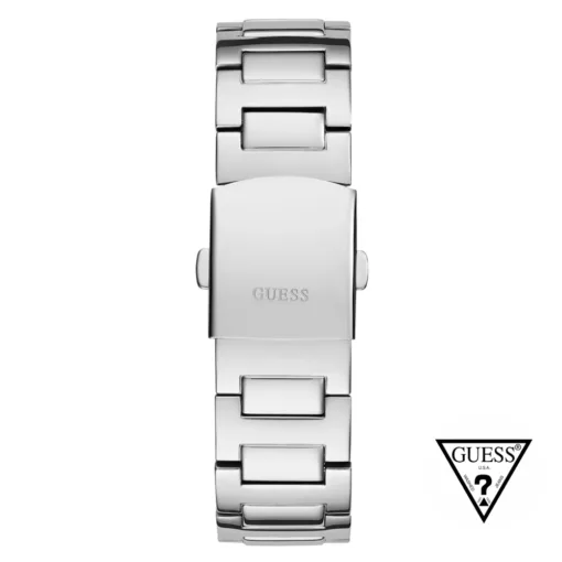 guess diamond silver tone watch
