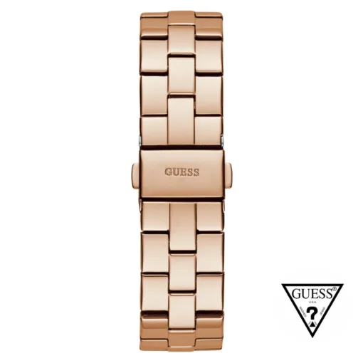 guess empress rose gold tone watch