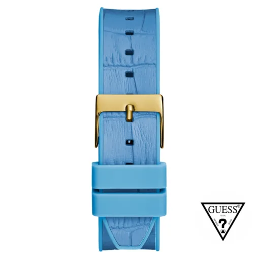 guess fusion turquoise tone watch