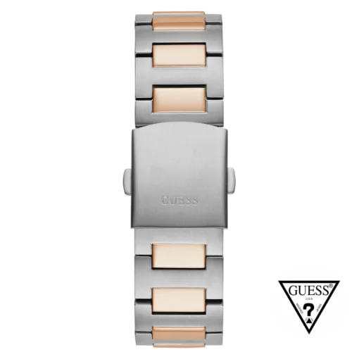 guess headline two tone watch