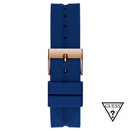 guess leo blue tone watch