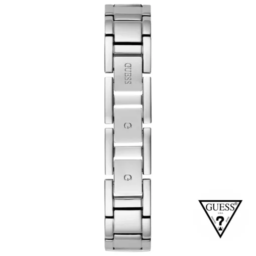 guess petite silver tone watch