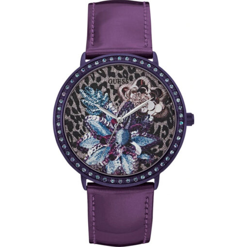 guess purple leather strap women s watch 43mm 82Nje 960 960.jpg?ver=1