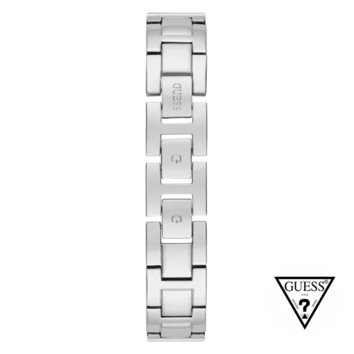 guess vanity silver tone watch